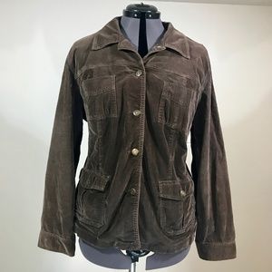 Charter Club Women's Brown Corduroy Jacket